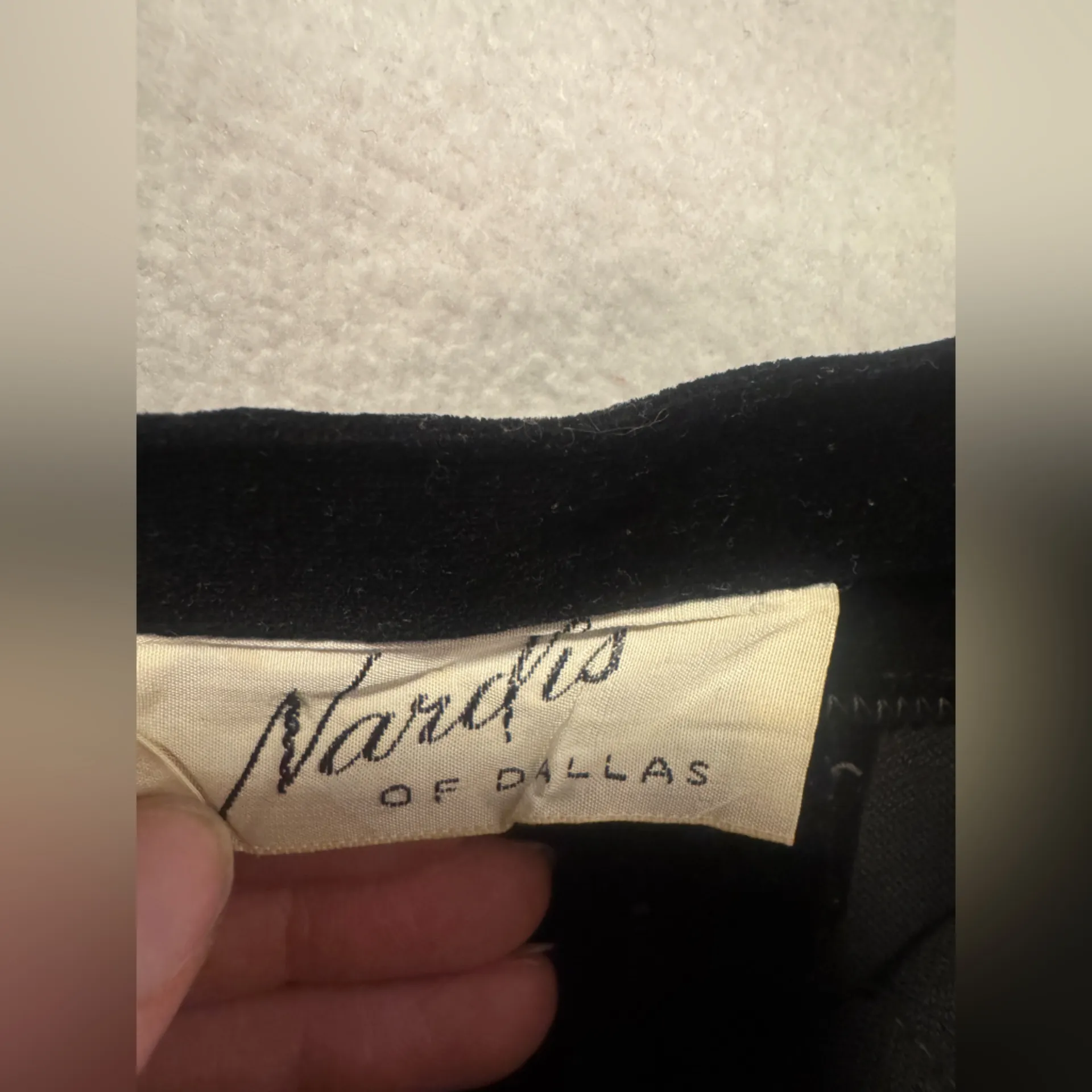 Nardis Black Velvet Skirt - Image 4