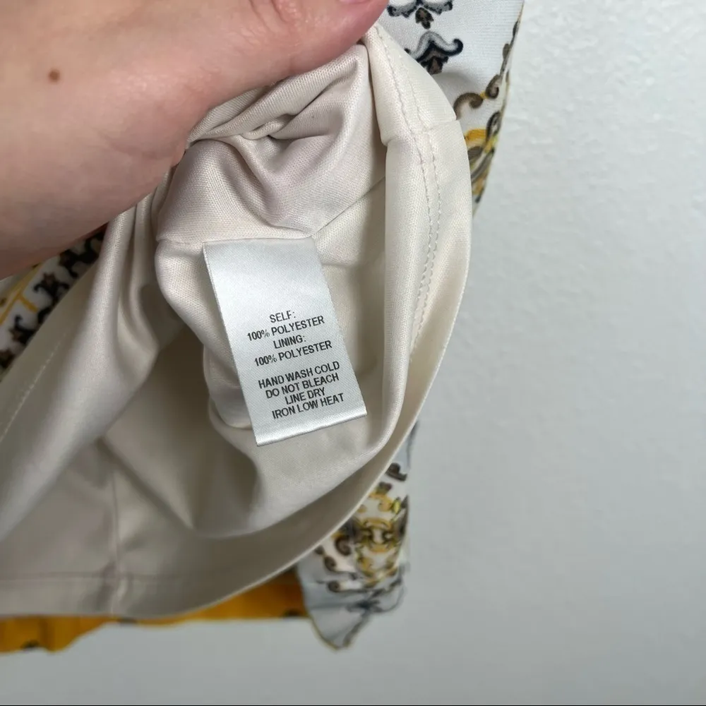 Lulus Dandy Lion Yellow Print Mini Dress S‎ - Image 9