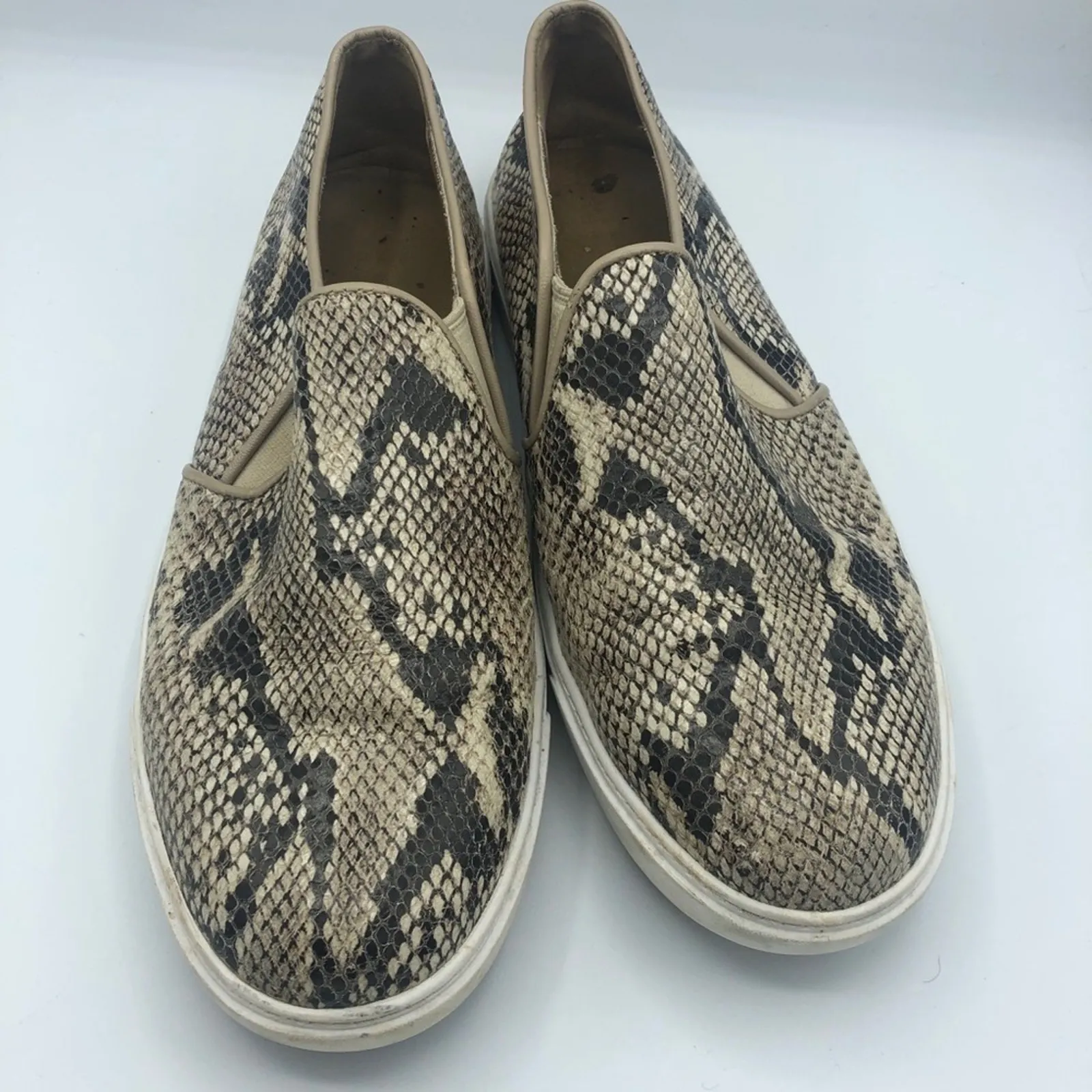 Cole Haan Zerogrand Snake Print Slip On Sneakers Womens 9.5 Flats Shoes Casual - Image 4