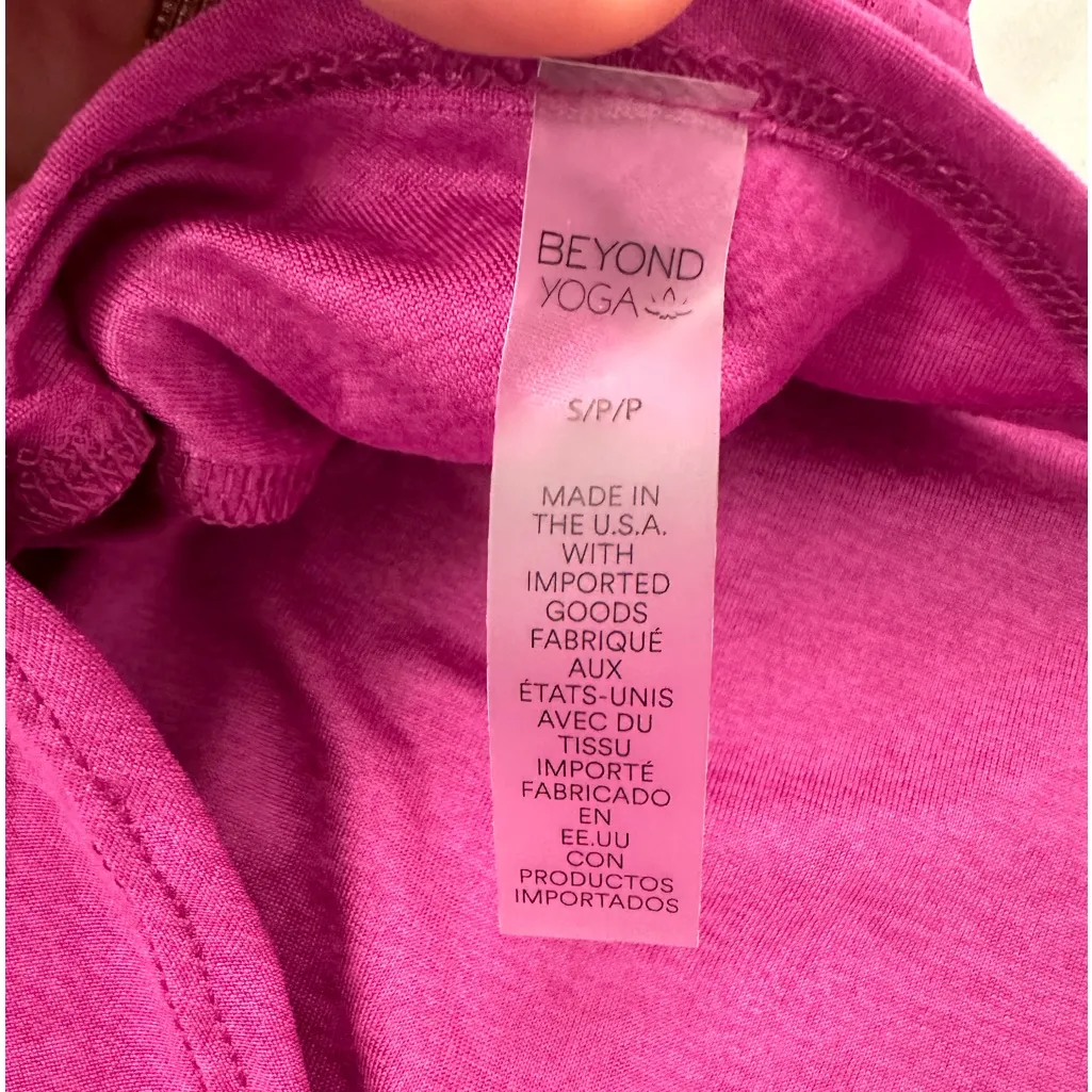 Beyond Yoga Long Sleeve Tee - Berry - Image 2