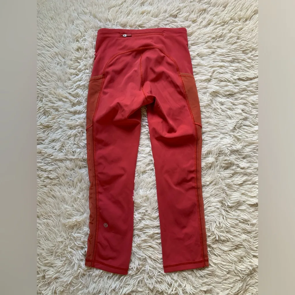 Lululemon Speed Up Crop *High Mesh 21" Pink Size 2 - Image 2