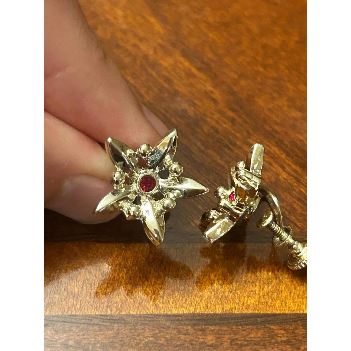 Earring fashion jewelry no hole vintage Silver - Image 5