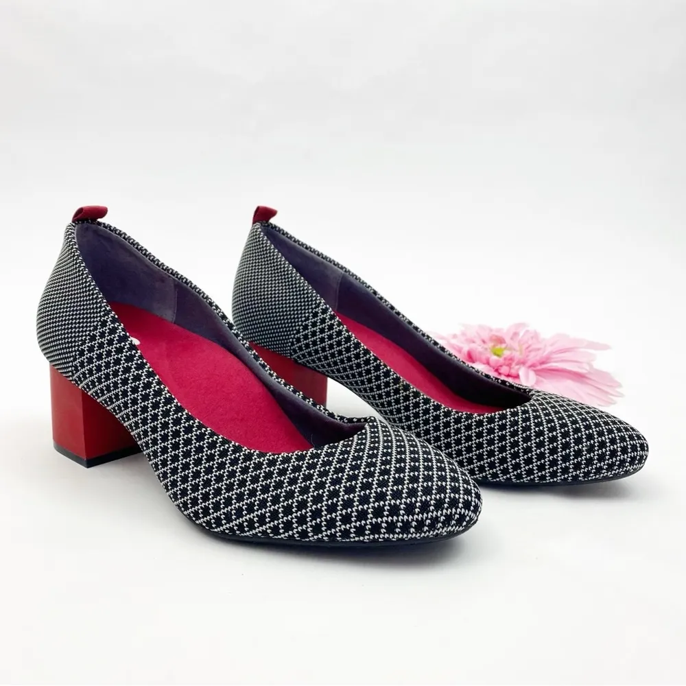 Betabrand Starting Block Heels: Black Diamond - Image 2