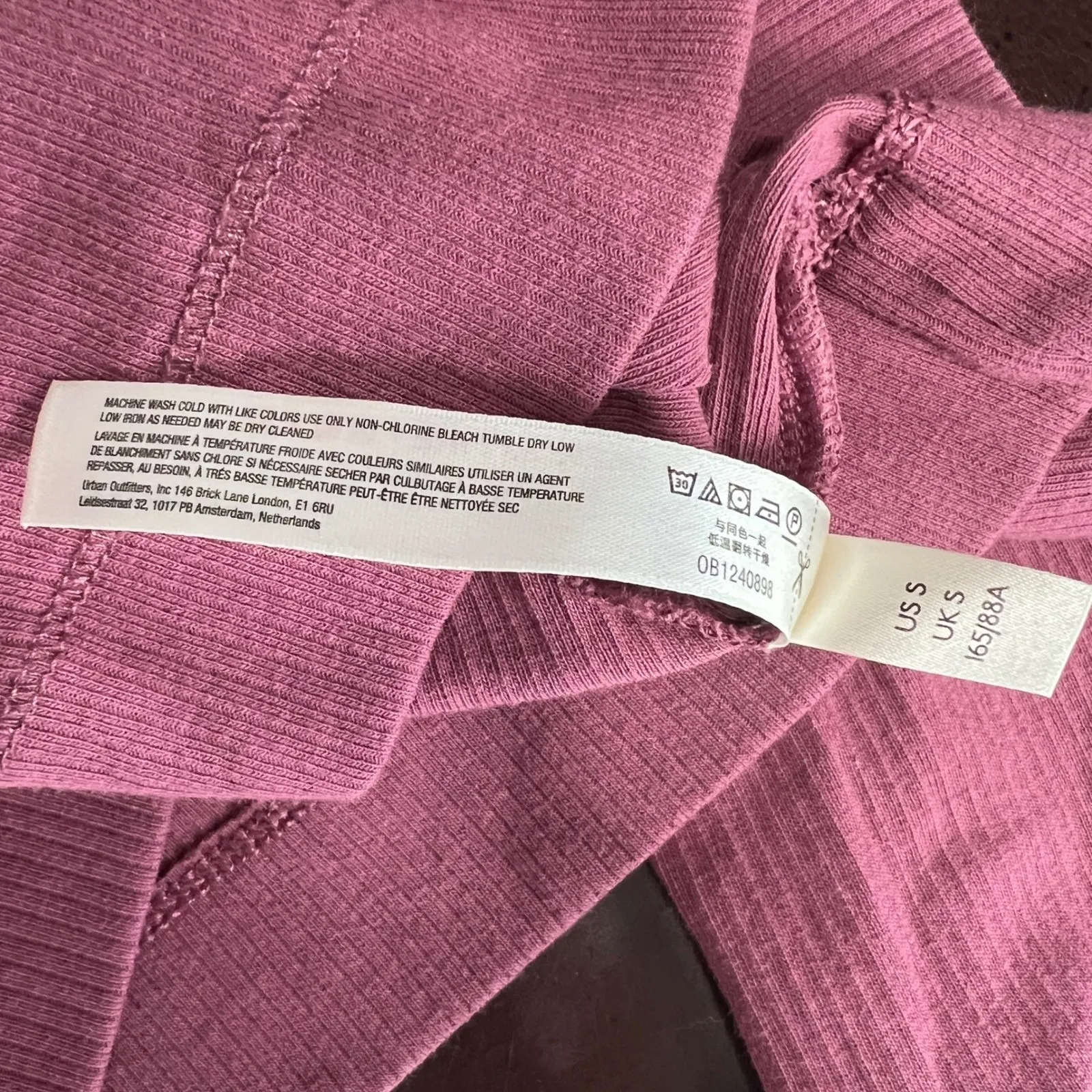 Free People Intimately Sydney Layering Top Small Ribbed Turtleneck Smokey Wings - Image 11