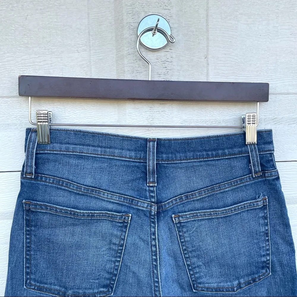 J Crew Women’s Shorts Denim Blue Jean Fray Frayed Hem 28 - Image 5