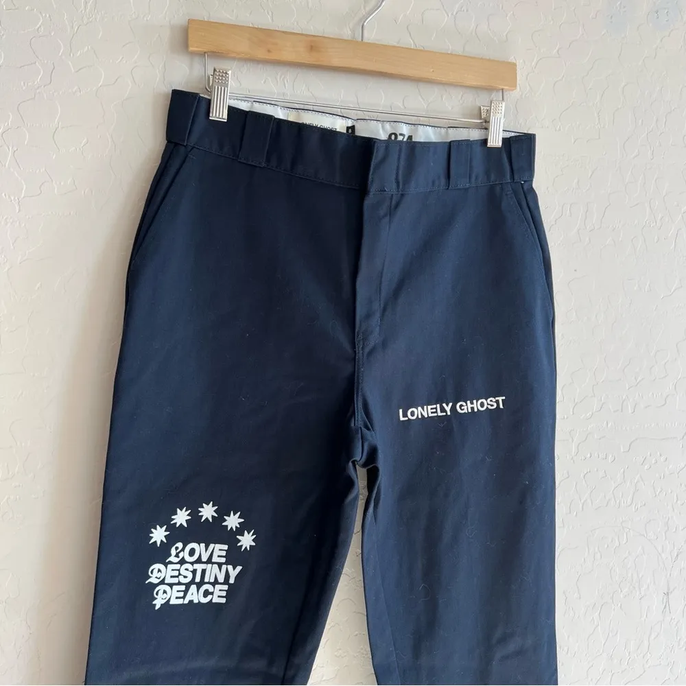 Lonely Ghost x Dickies Dark Blue Work Pants - Image 3