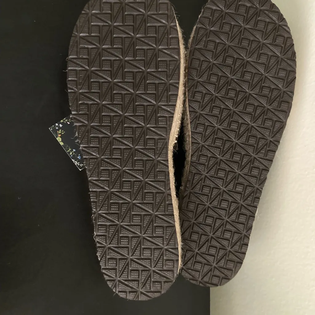 Haute Hippie Style Brown Genuine Suede Espadrille Slide Sandals 8.5 NWT - Image 7