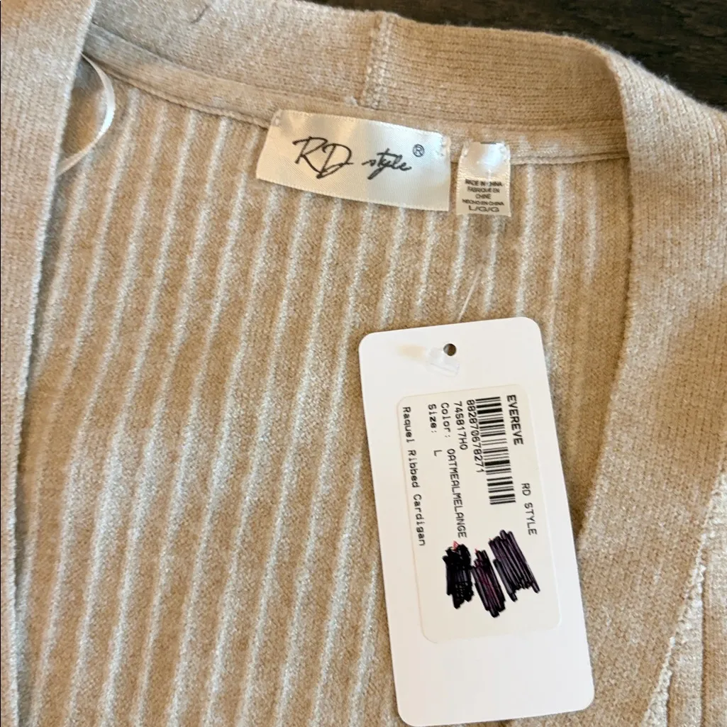 NWT Evereve RD Style Raquel River Cardigan Sz L - Image 6