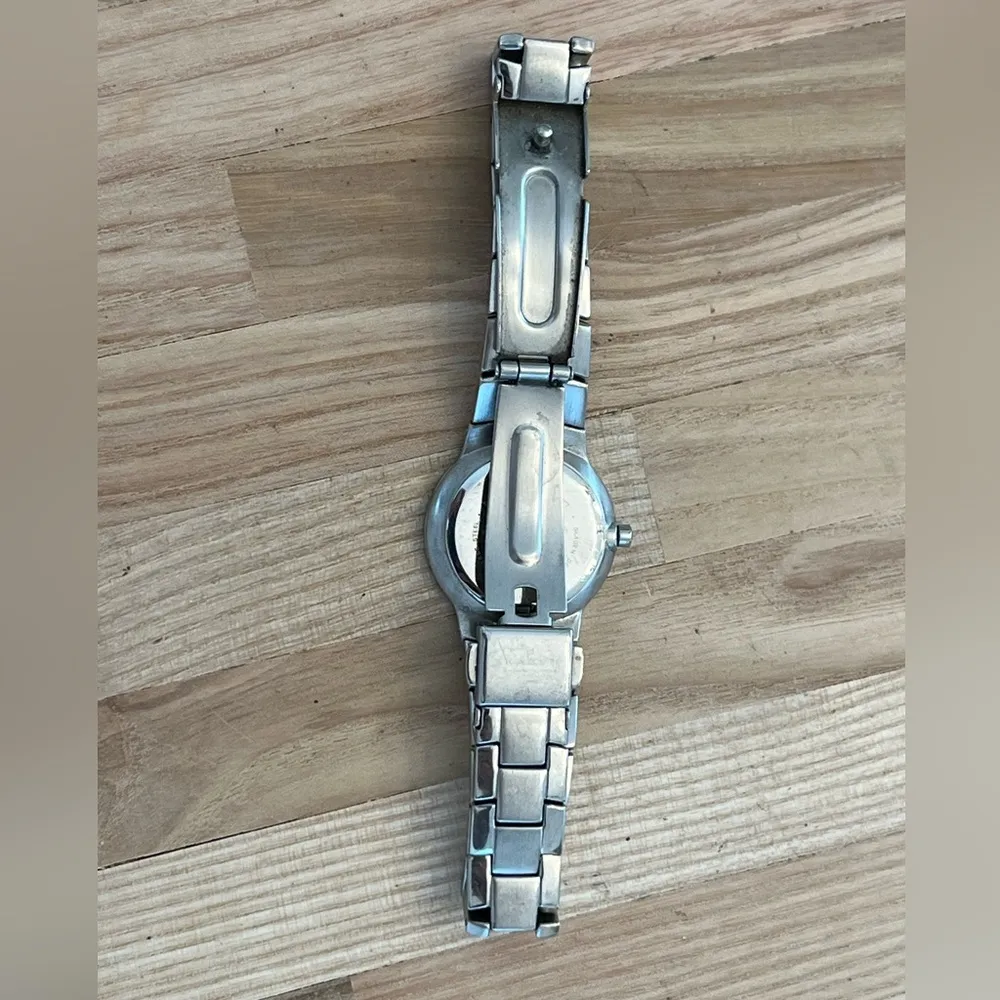 Skagen Steel Denmark Ladies Watch Crystal Markers Stainless Bracelet and Dial - Image 8