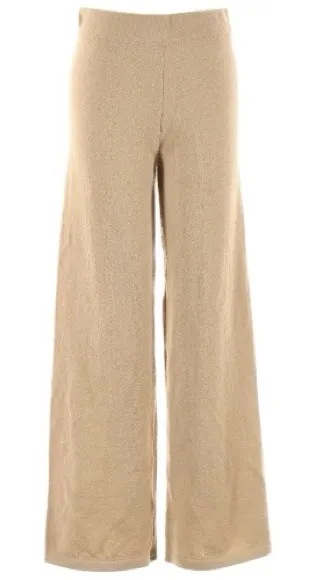 Truth by Republic Women’s Size XS Tan Beige Sweater Knit Pull On Wide Leg Pants - Image 1