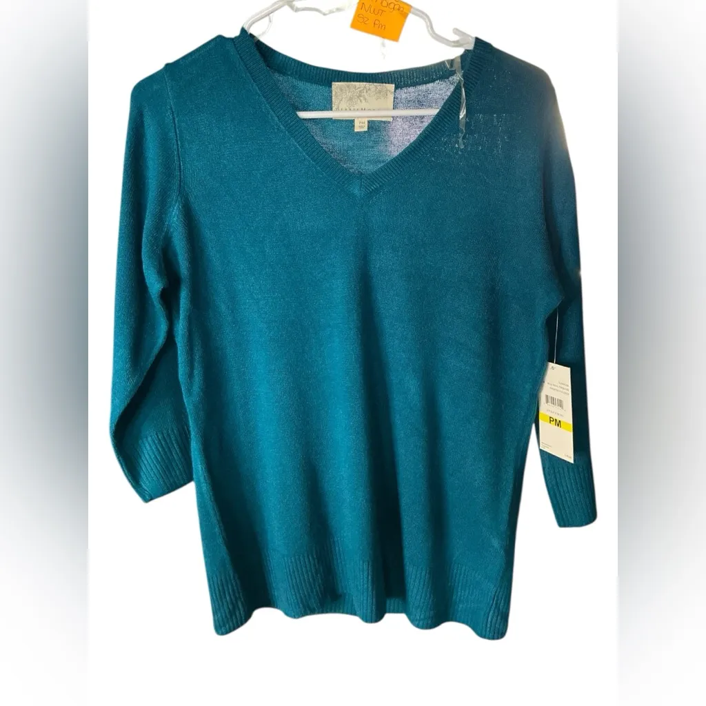 Debbie Morgan Teal V - Image 4