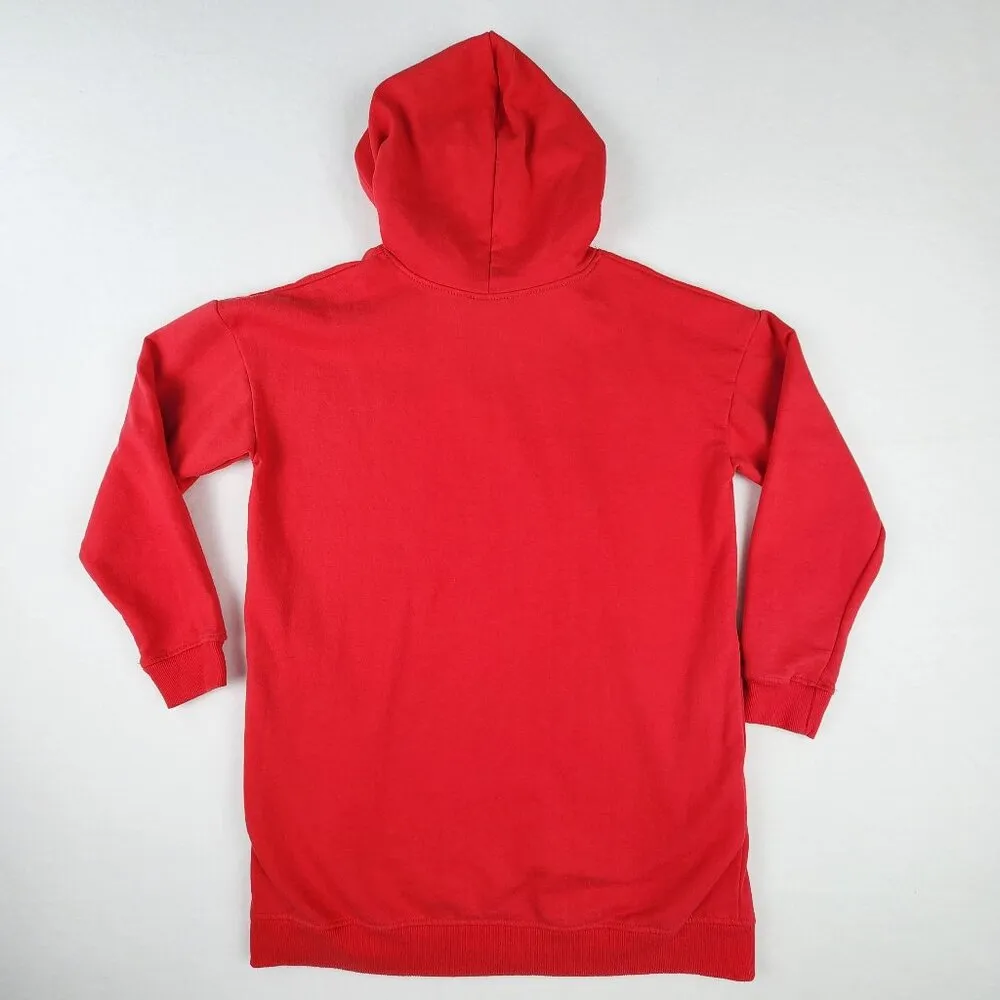 Zenana Outfitters Womens Oversized Hoodie Dress Size S/M Red - Image 3