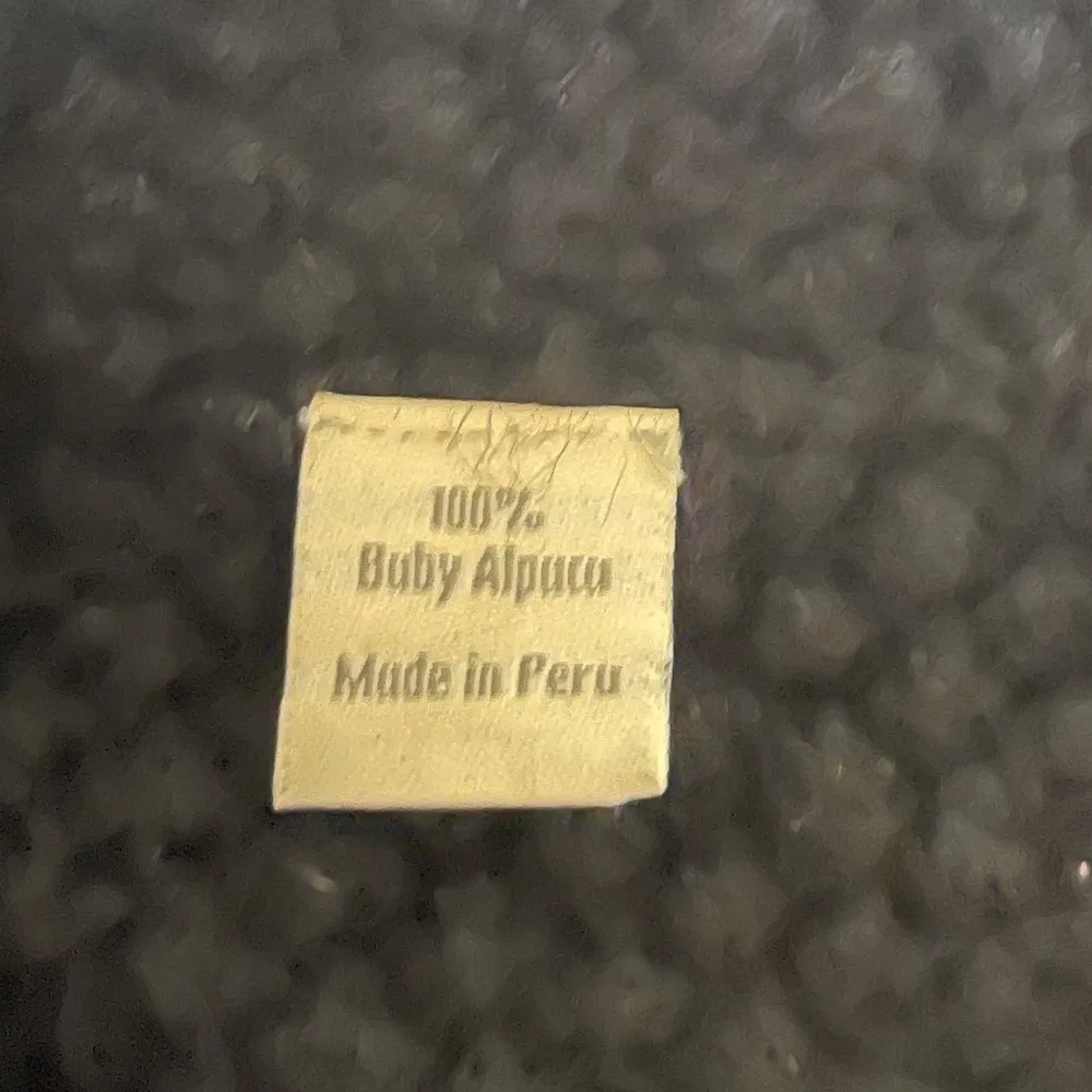 Sol Baby Alpaca Black Cape Sweater Size Small - Image 6