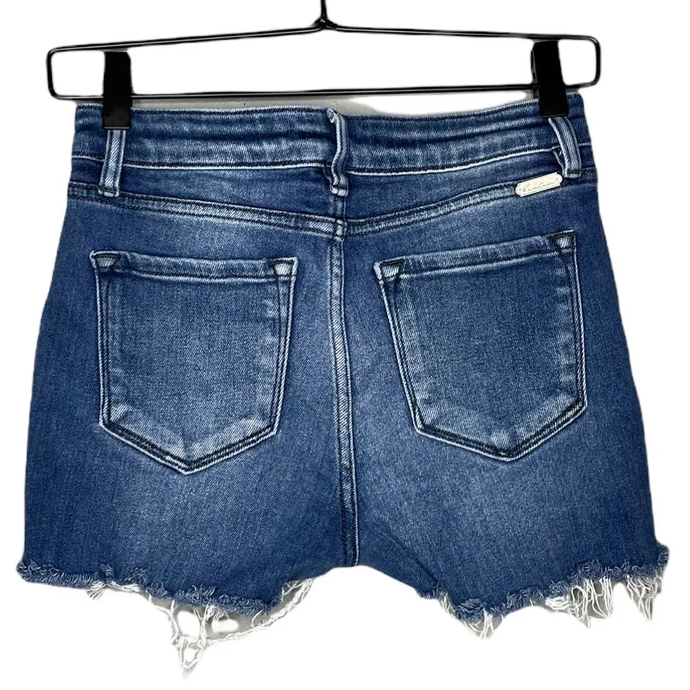 Kancan High Rise Button Fly Cut Off Shorts Women’s Size 27 - Image 6