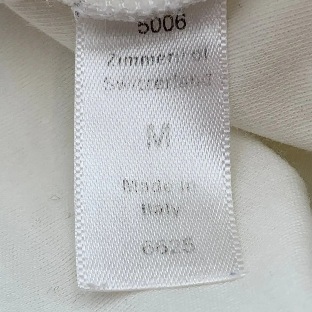 Zimmerli of Switzerland Sleep Shirt White Pajamas Size M - Image 6