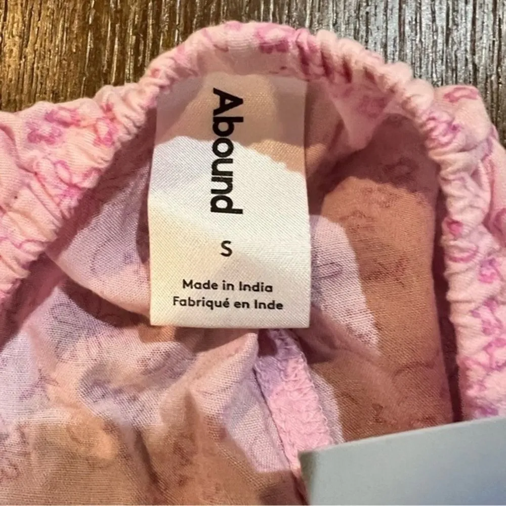 Abound‎ Pink Floral Halter Sundress Casual Summer Dress Sleeveless Size S - Image 2