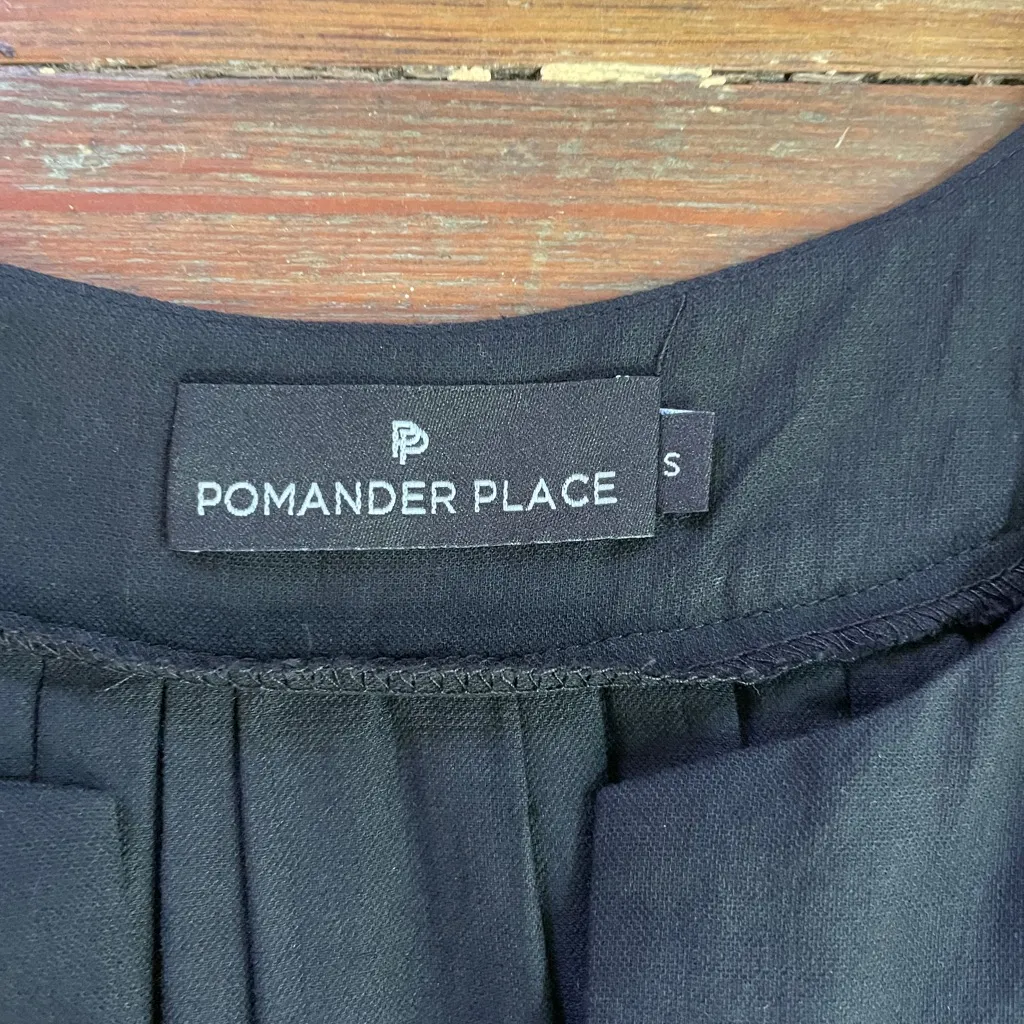 Tuckernuck Pomander Place Finley Black Cotton Flutter Sleeve Dress - Sz S 🧡🎀 - Image 13