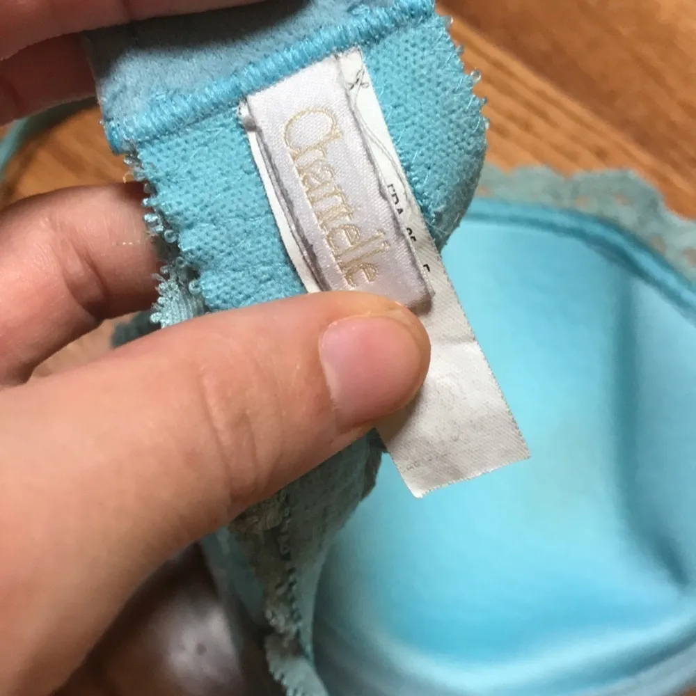 Chantelle aqua lacey double strap underwire bra - Image 4