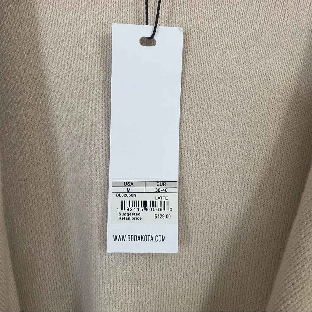 NWT BB Dakota Drape Front Cardigan Coat | Size: Medium - Image 6