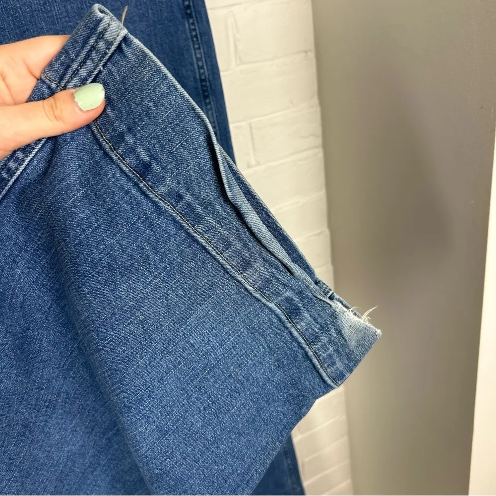 Gap High Rise Wide Leg Crop Jeans Size 16/33 Tall - Image 8