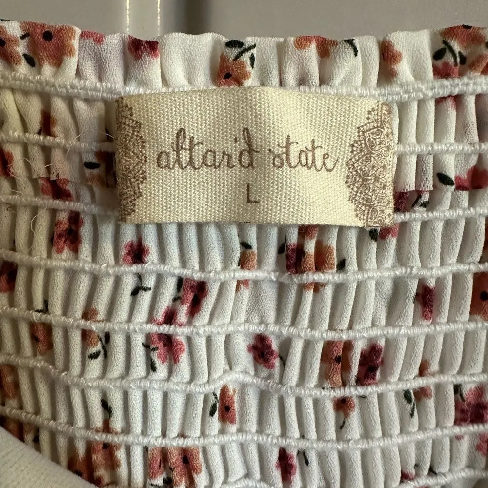 NWT Altar’d State floral crop top large - Image 3