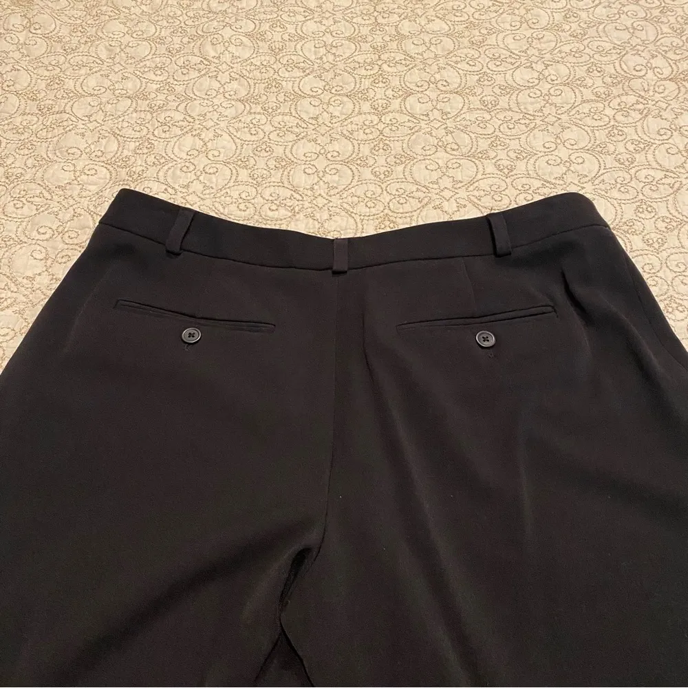 Charter Club Classic Fit Women’s Black Wide Leg Pants Size 12 Regular - Image 8