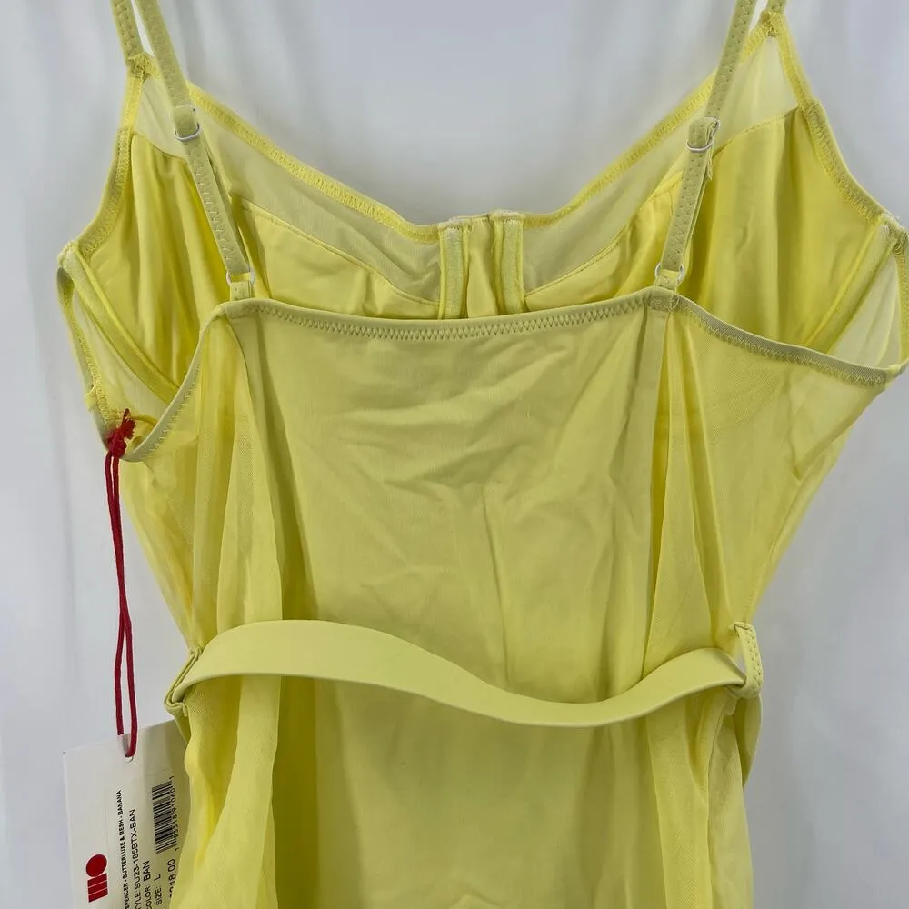 SOLID & STRIPED Swimsuit Size Large One Piece NWT The Spencer Banana Mesh Swim - Image 13