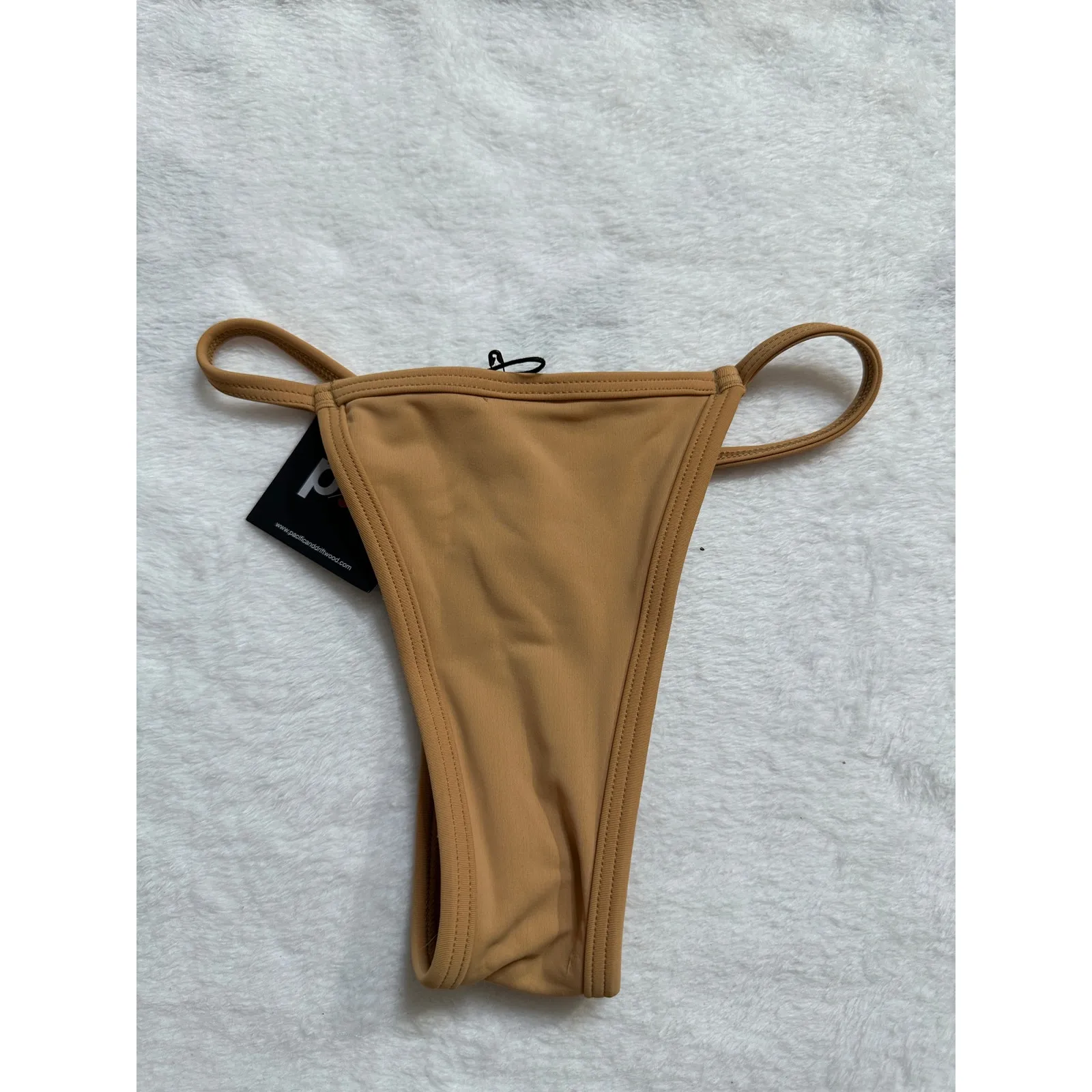 Pacific & Driftwood Taste the Rainbow Bikini Bottom Tan Womans XS NWT - Image 3