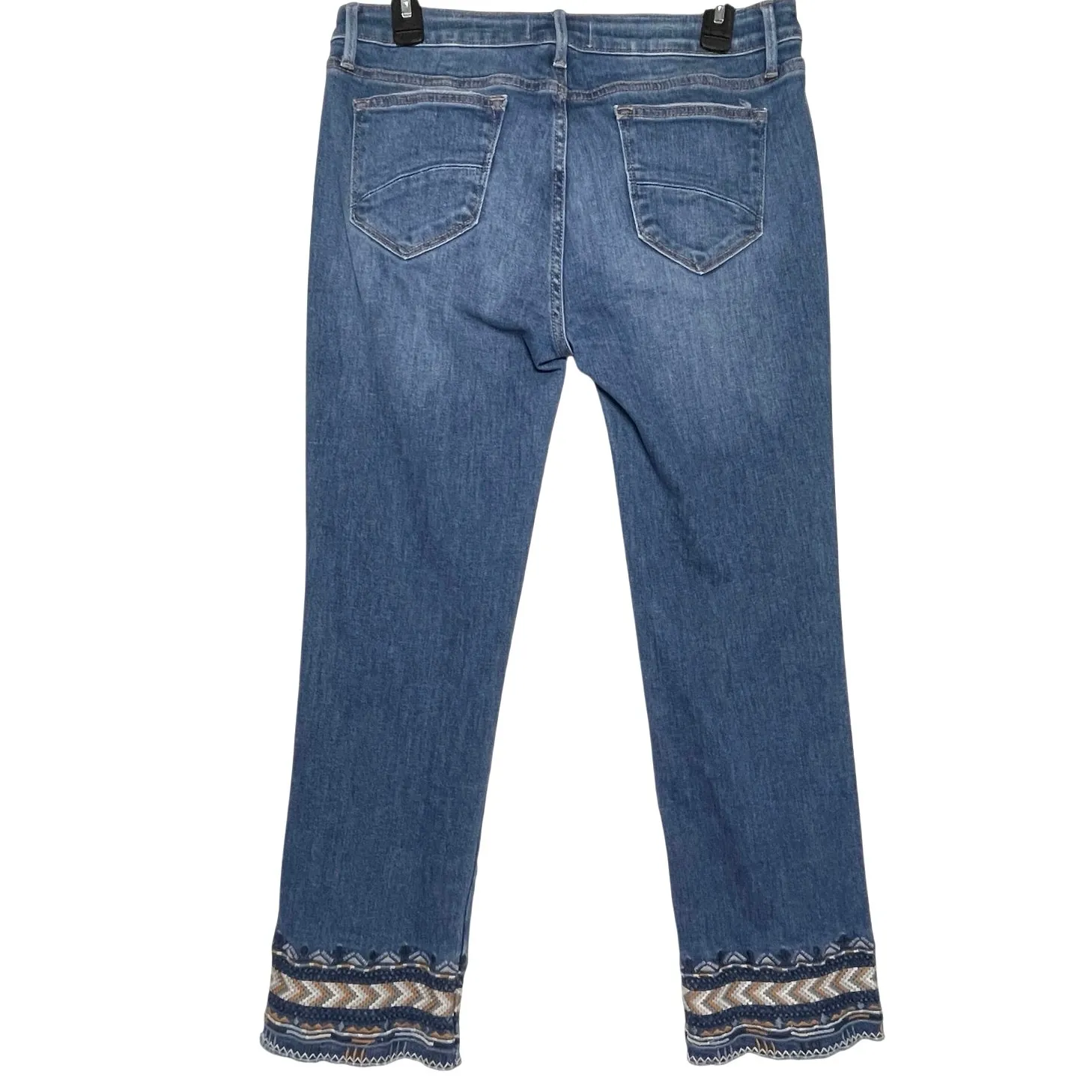 DRIFTWOOD Women’s Distressed Boho Embroidered Colette Jean size 30 - Image 4