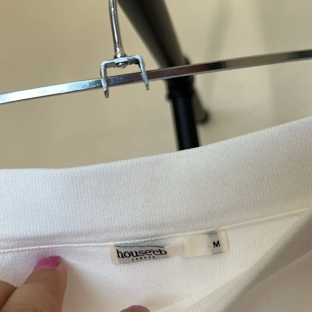 House of‎ CB Gioia Ribbed Maxi Skirt NWOT size M - Image 8