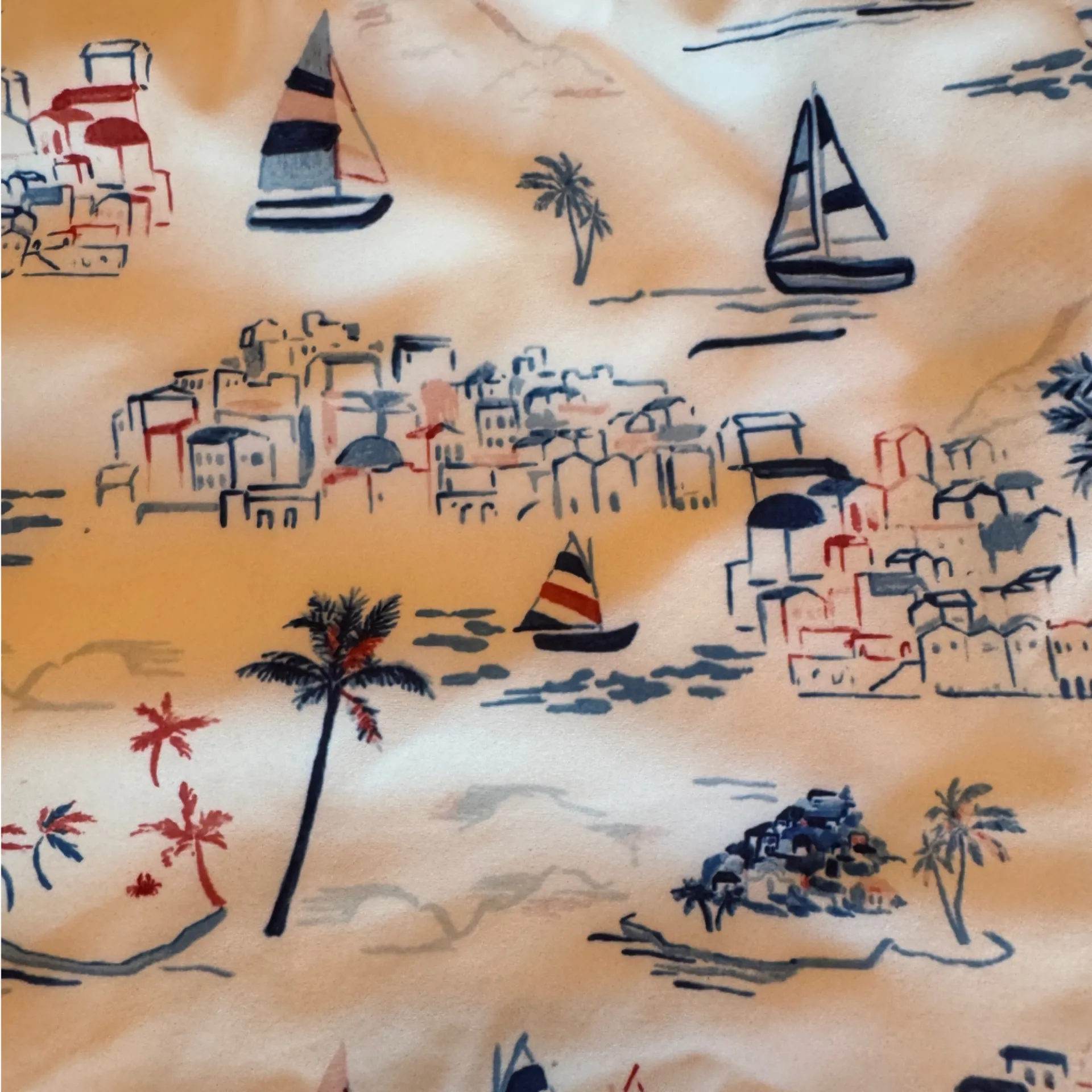 IZOD Womens Size 10 Sail Boat Print Multicolor Athletic Pickleball Golf Skort - Image 4