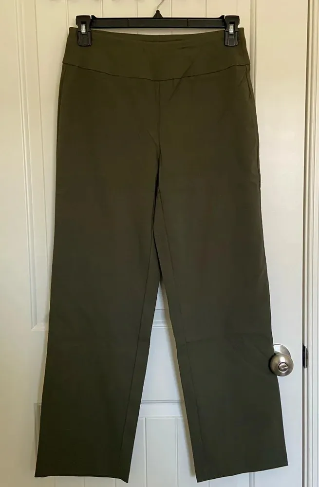 EUC | Chadwicks women’s elastic waistband straight leg pants — size 8 - Image 1
