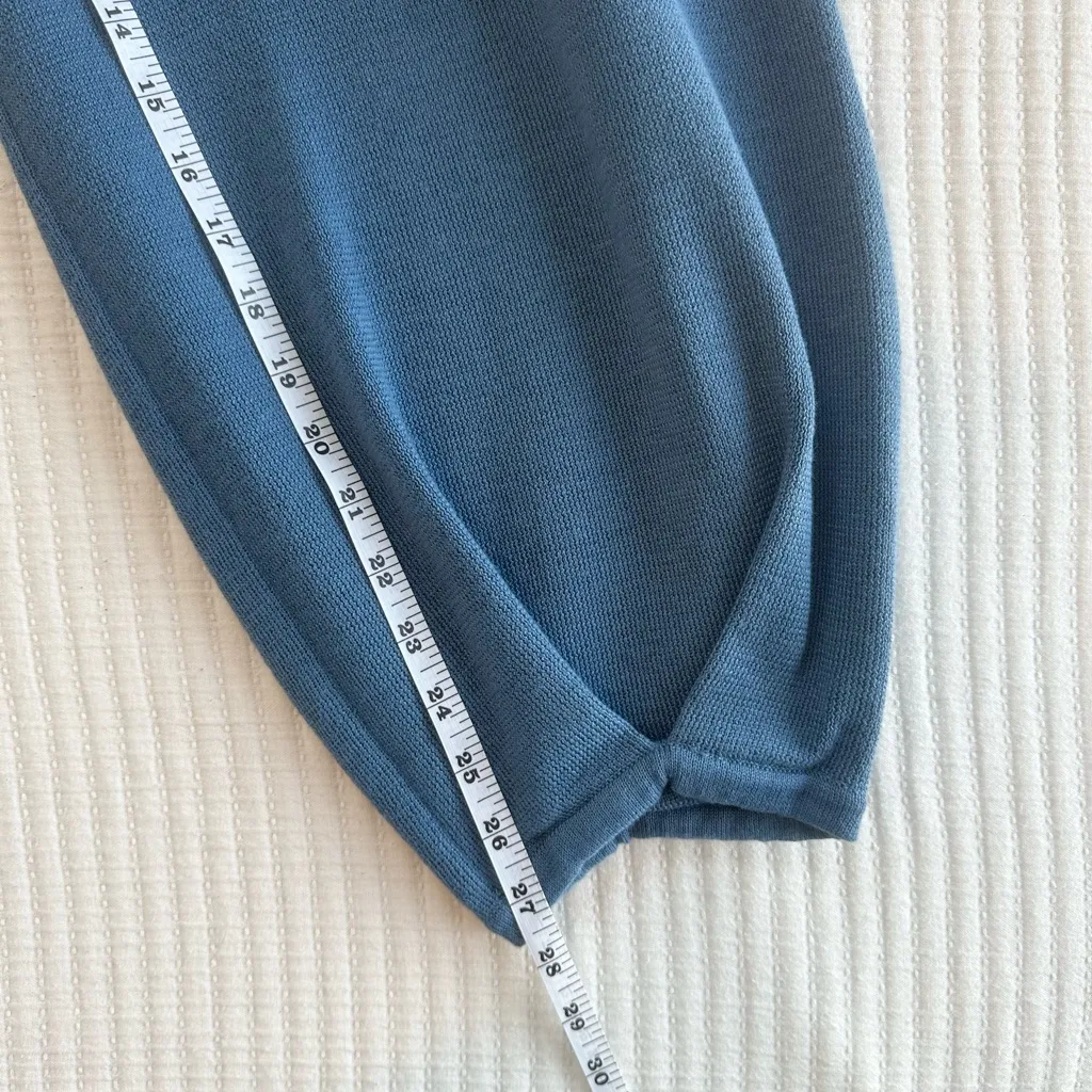 Free People Beach Freya Knit Pants in Blue Medium - Image 9