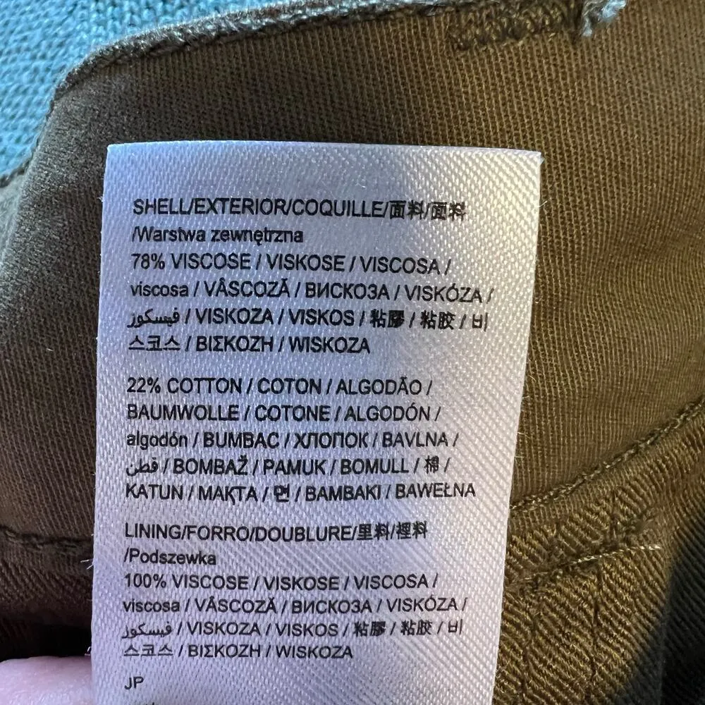 Desigual Mini Skirt Size 8 Zip Detail Button Front Sequin New - Image 8