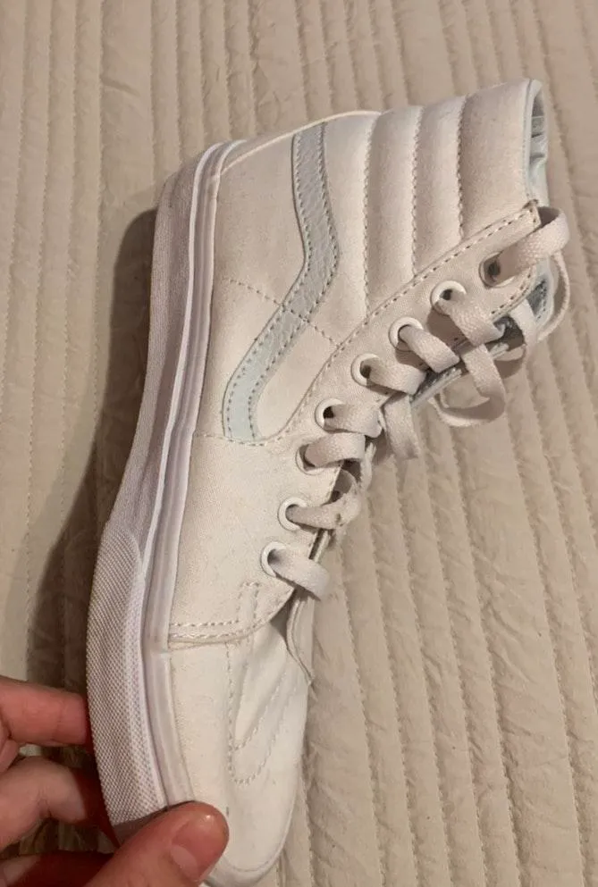 Vans All White High Top - Image 3