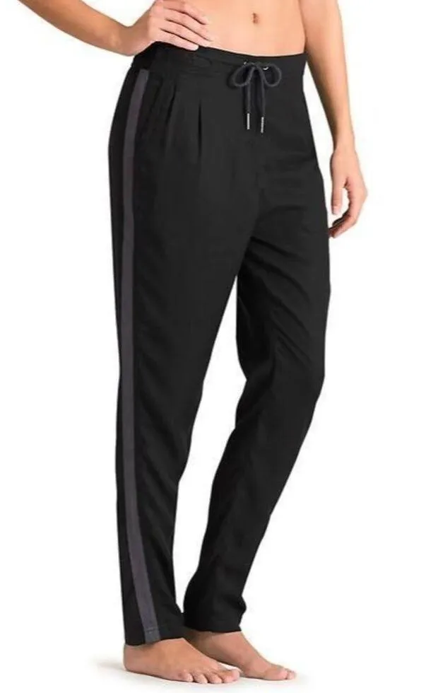 New Womens NWT Athleta Black Globe Trotting Pants 4 Tencel Walk Casual Travel - Image 2