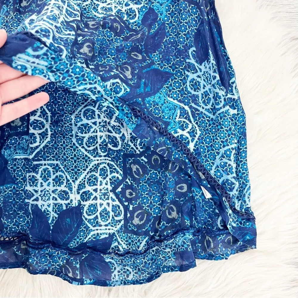 Young Fabulous and Broke Blue Sleeveless top - Image 2