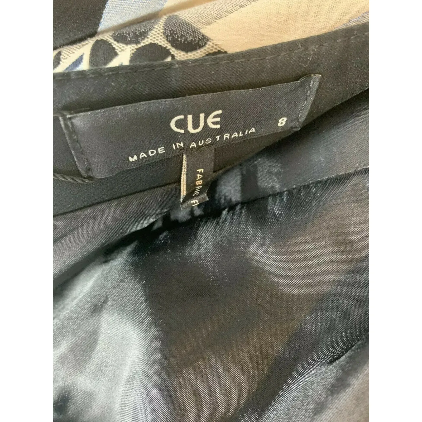 Cue Australia Dress Strapless Blue A - Image 8