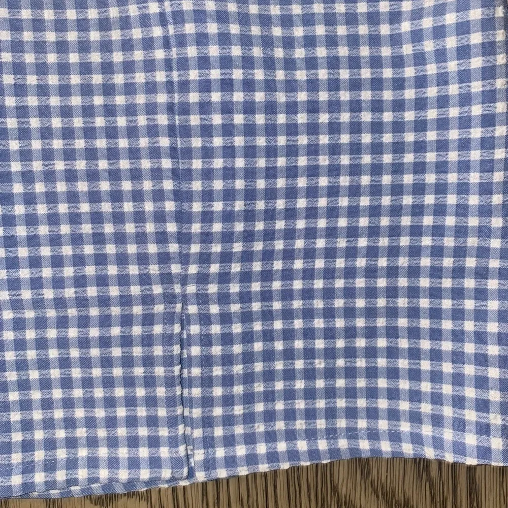 (3/$20 Item) Forever 21 Blue/White Gingham Skirt - Image 5