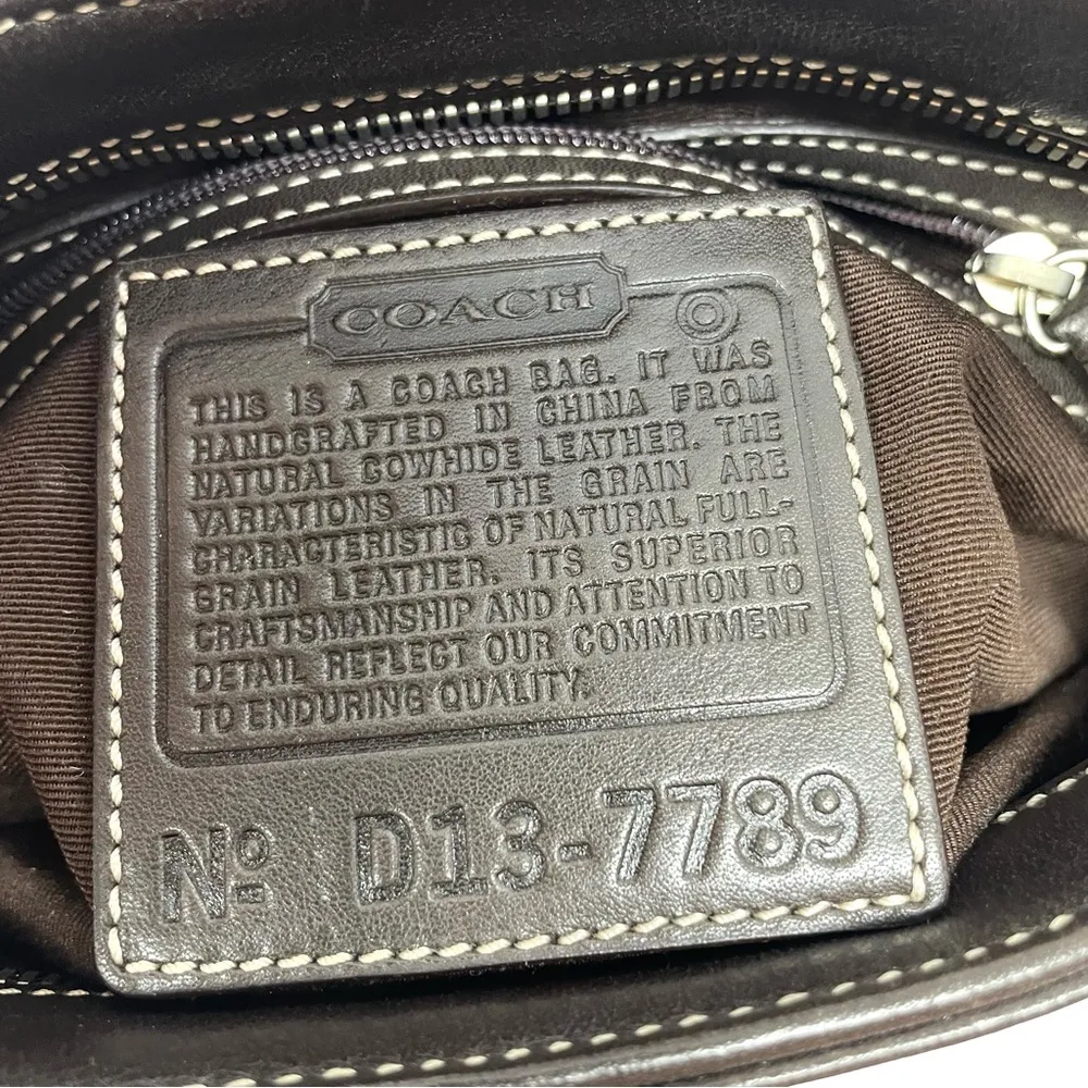 brown purse, vintage, NWOT - Image 6