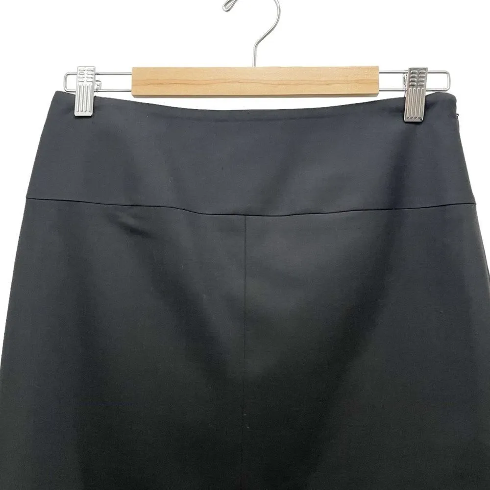 NWT Banana Republic High Waist Classic Pencil Skirt Black Wool Women's Size 10 - Image 3
