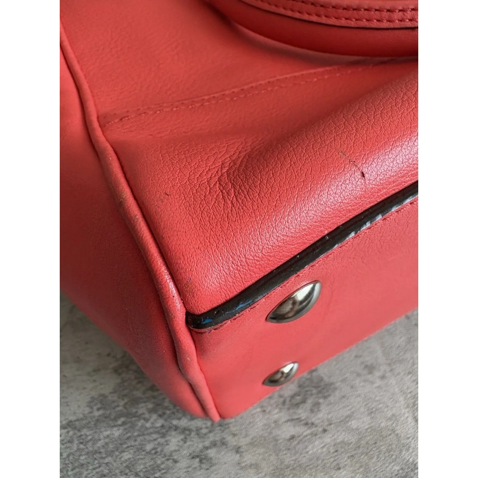 COACH Legacy Red Medium Candace Carryall Shoulder Bag/ Tote/ Handbag EUC - Image 12