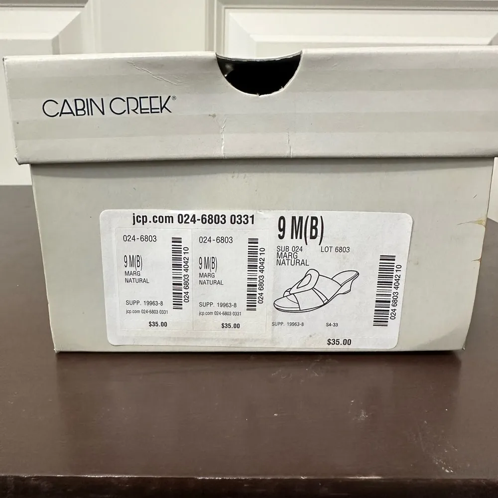 Cabin Creek Slip On Wedge Sandal Size 9 NEW - Image 7