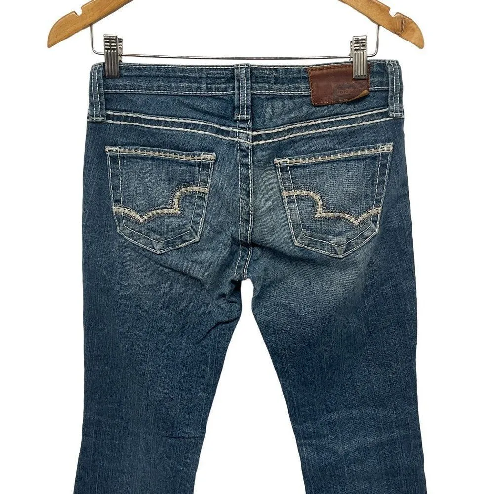 Buckle BKE Big Star Casey K Low Rise Long Tall Bootcut Stretch Denim Jeans 27L - Image 67