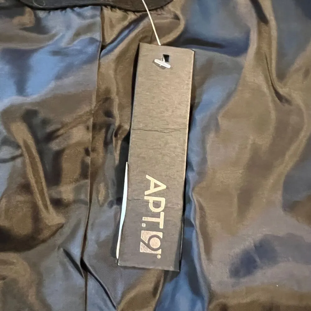 Apt 9 Womens Cape Coat Jacket Wool Blend Elegant Classic Outerwear Black Medium - Image 12