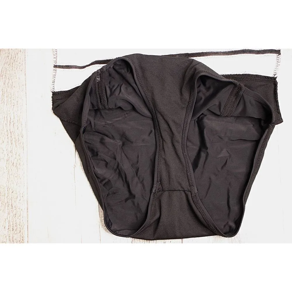 XOXO Blue Novelty Trim 1pc Sweetheart Strapless‎ Swimsuit sz MEDIUM - Image 9