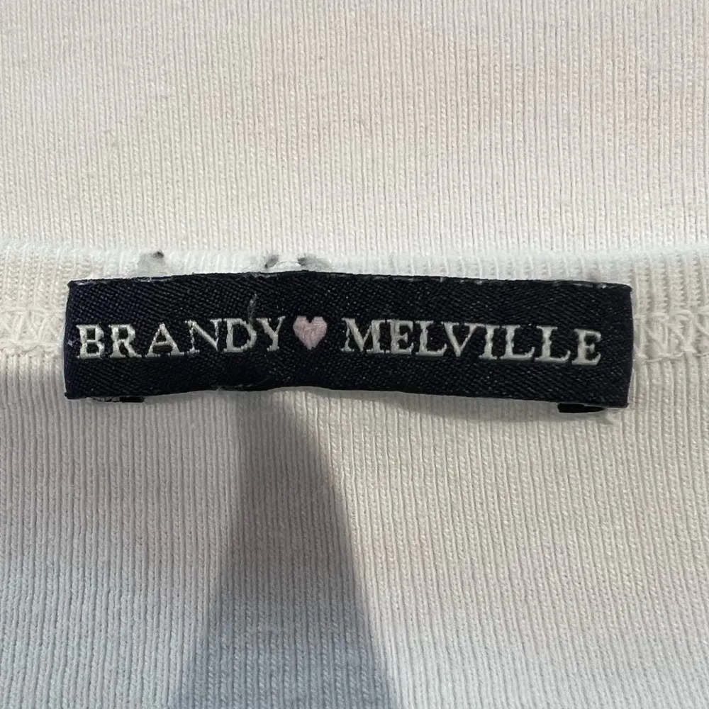 White Brandy Melville Shirt - Image 3