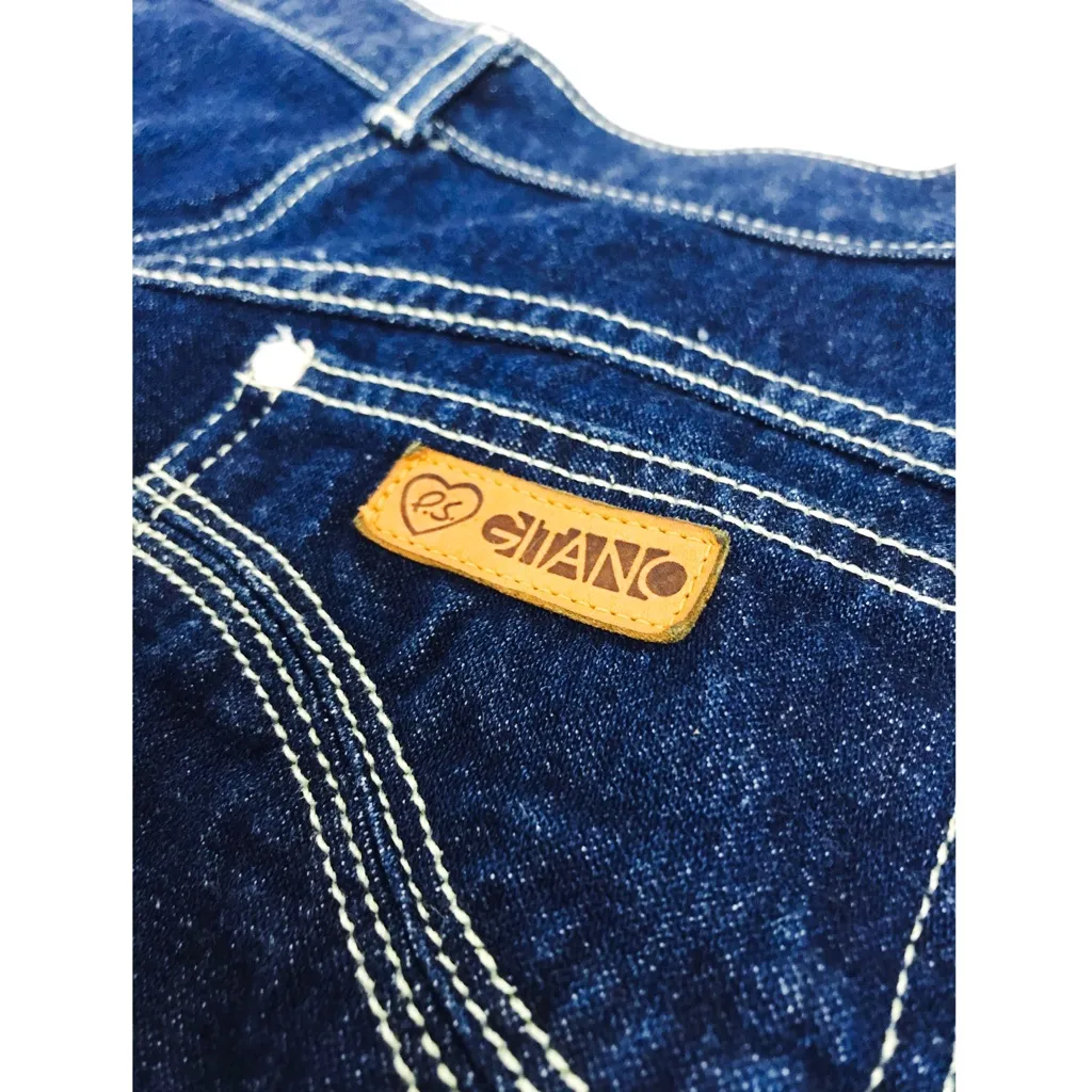 Vintage Gitano Denim Skirt | Size 4 Blue - Image 11