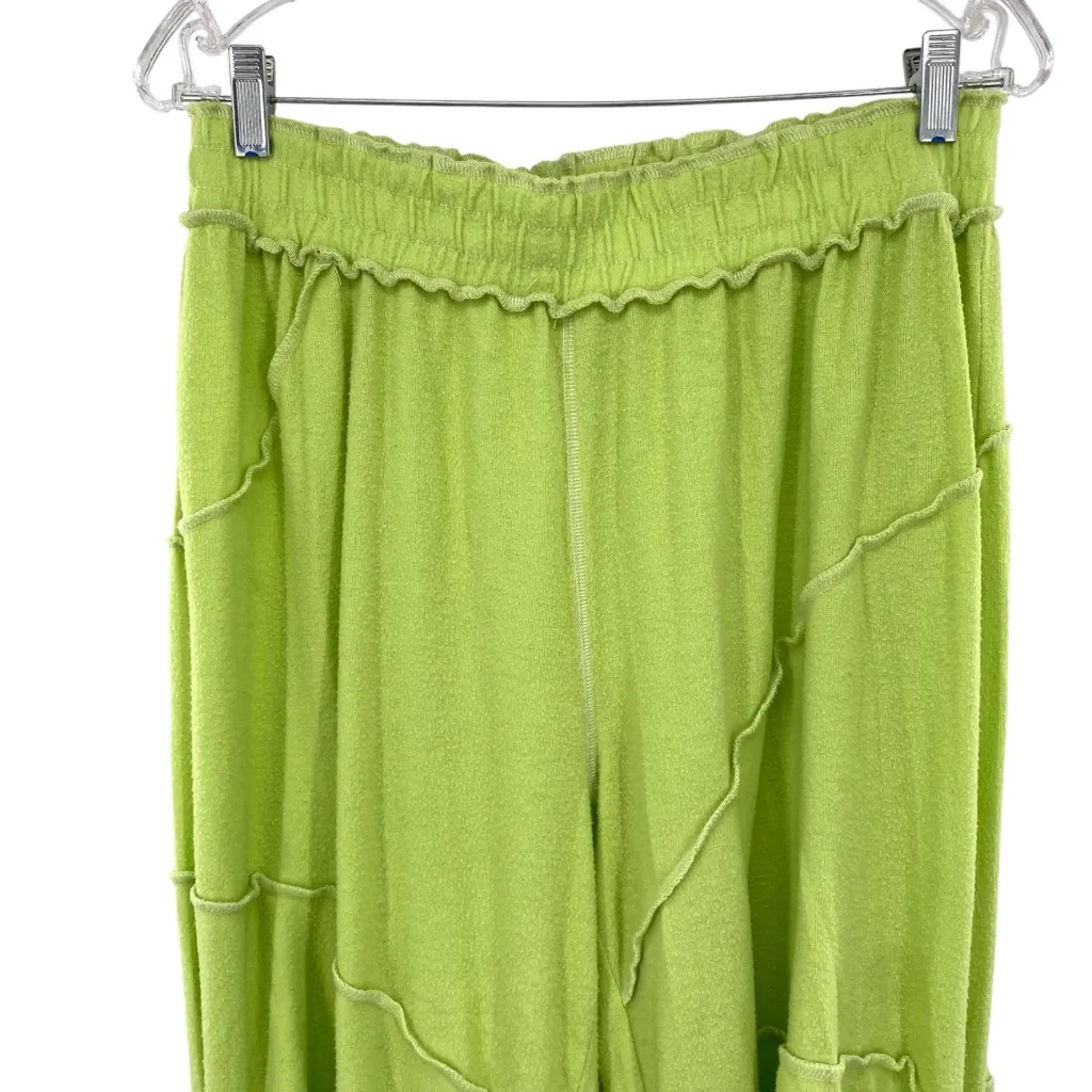 Out From Under Urban Outfitters Green Ballon Cinched Fuzzy Lounge Pants - Image 2