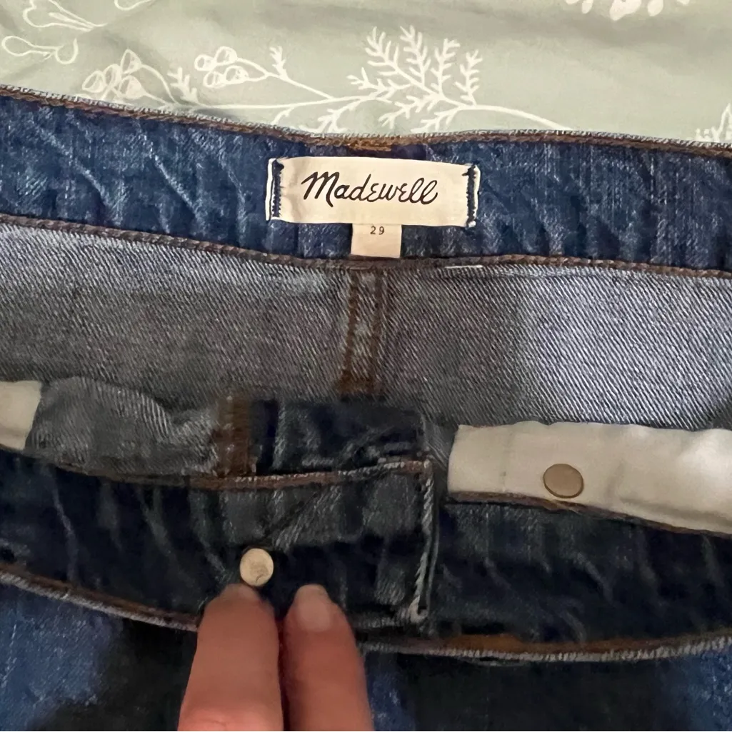 Madewell A-Line Denim Skirt Size 29 NWOT - Image 3